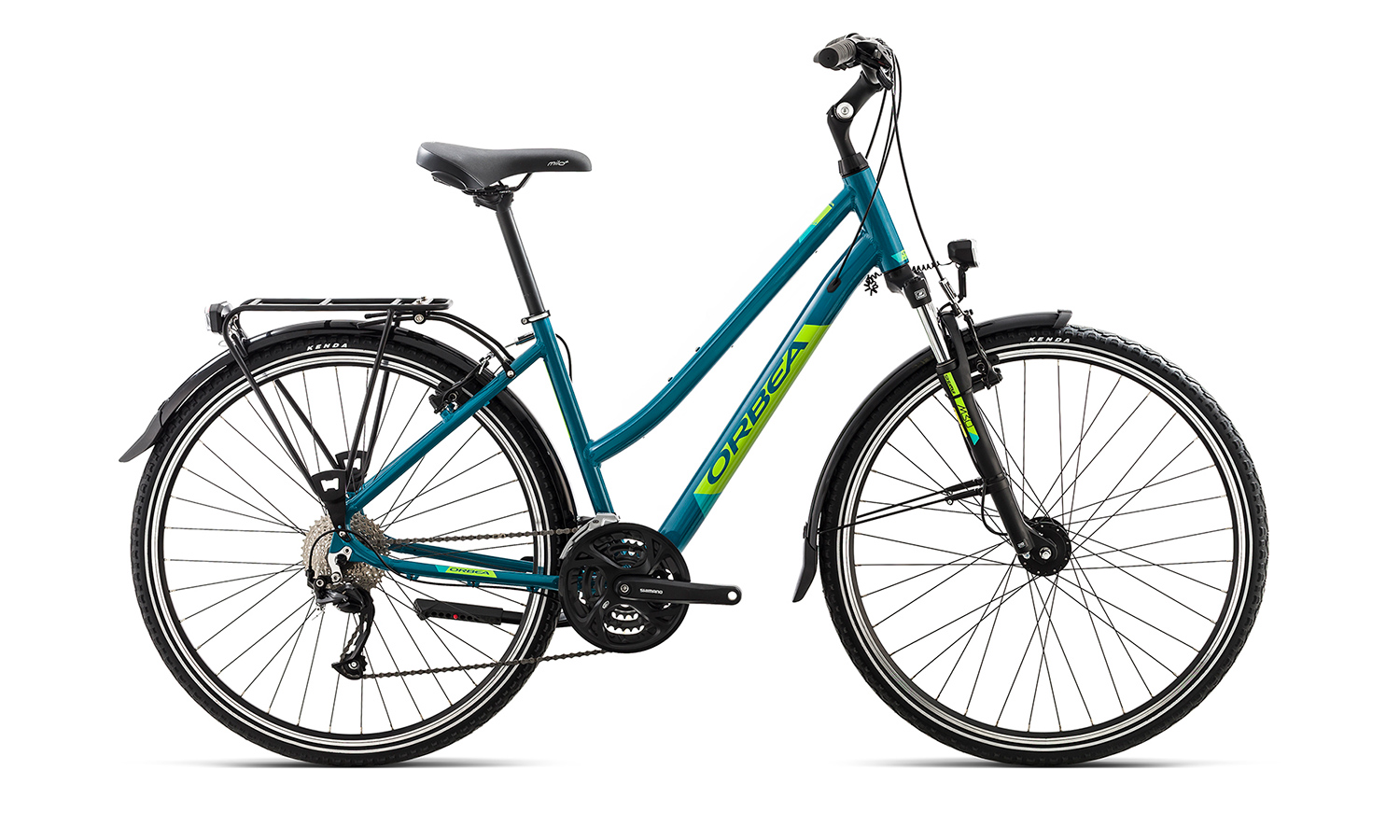 Фотография Велосипед Orbea COMFORT 22 PACK (2019) 2019 Сине-зеленый